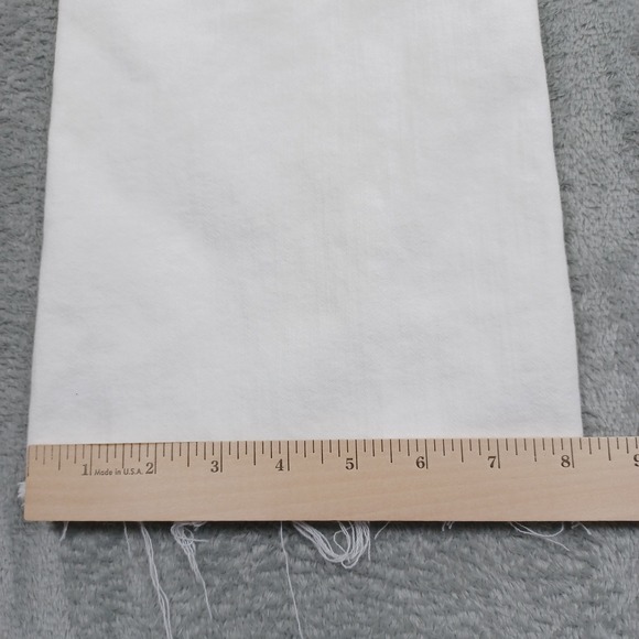 Madewell Jeans Womens 28 White Denim Preppy Mid Rise Kick Out Frayed - Picture 9 of 10